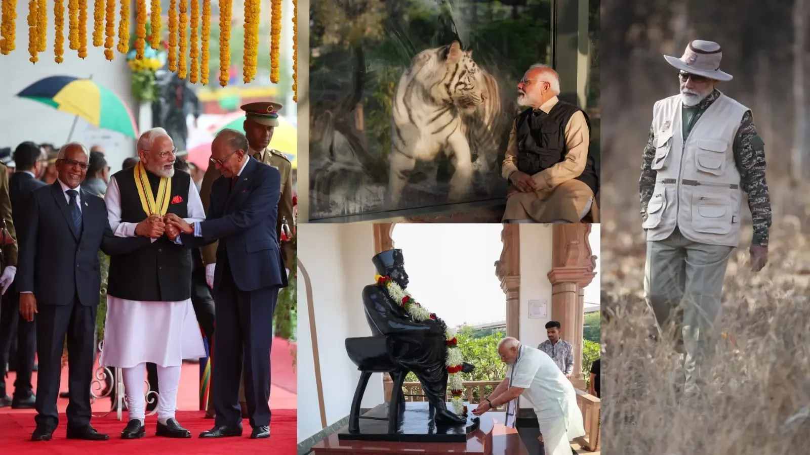 PM Modi’s March Agenda: Highlights from Mauritius to Gir Park