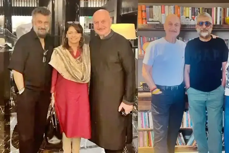 Vivek Agnihotri Feels ‘Fortunate’ to Have Anupam Kher by His Side