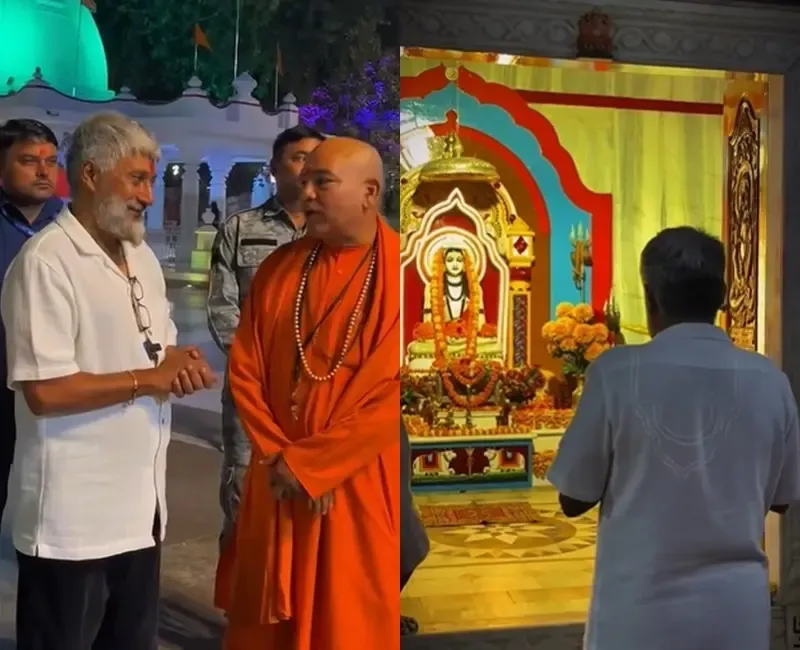 Vivek Agnihotri Prays at Gorakhnath Temple