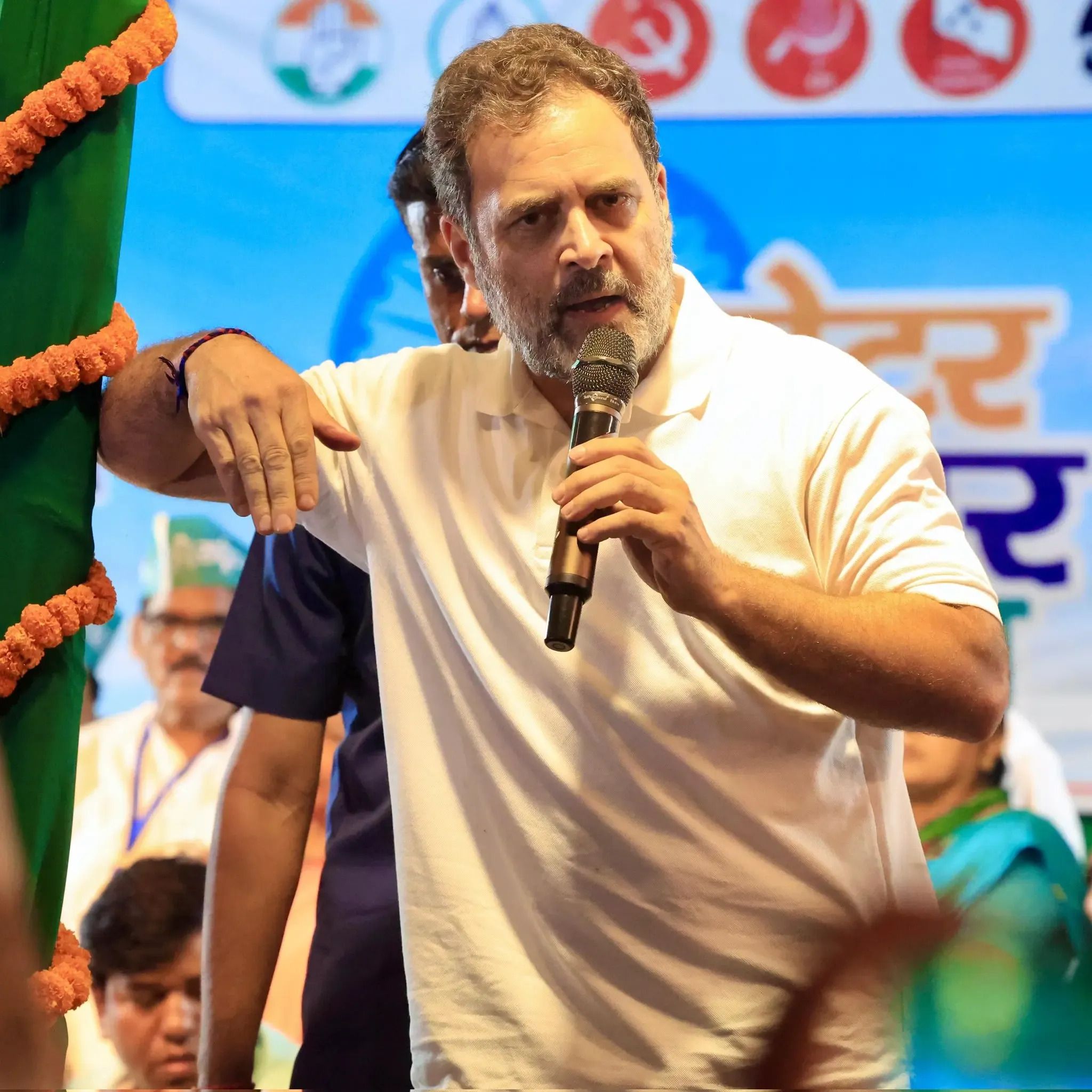क्या 'वोटर अधिकार यात्रा' के दौरान औरंगाबाद पहुंचे राहुल गांधी?