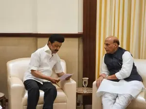 Will Rajnath Singh Secure Support from CM Stalin for CP Radhakrishnan's VP Candidacy?