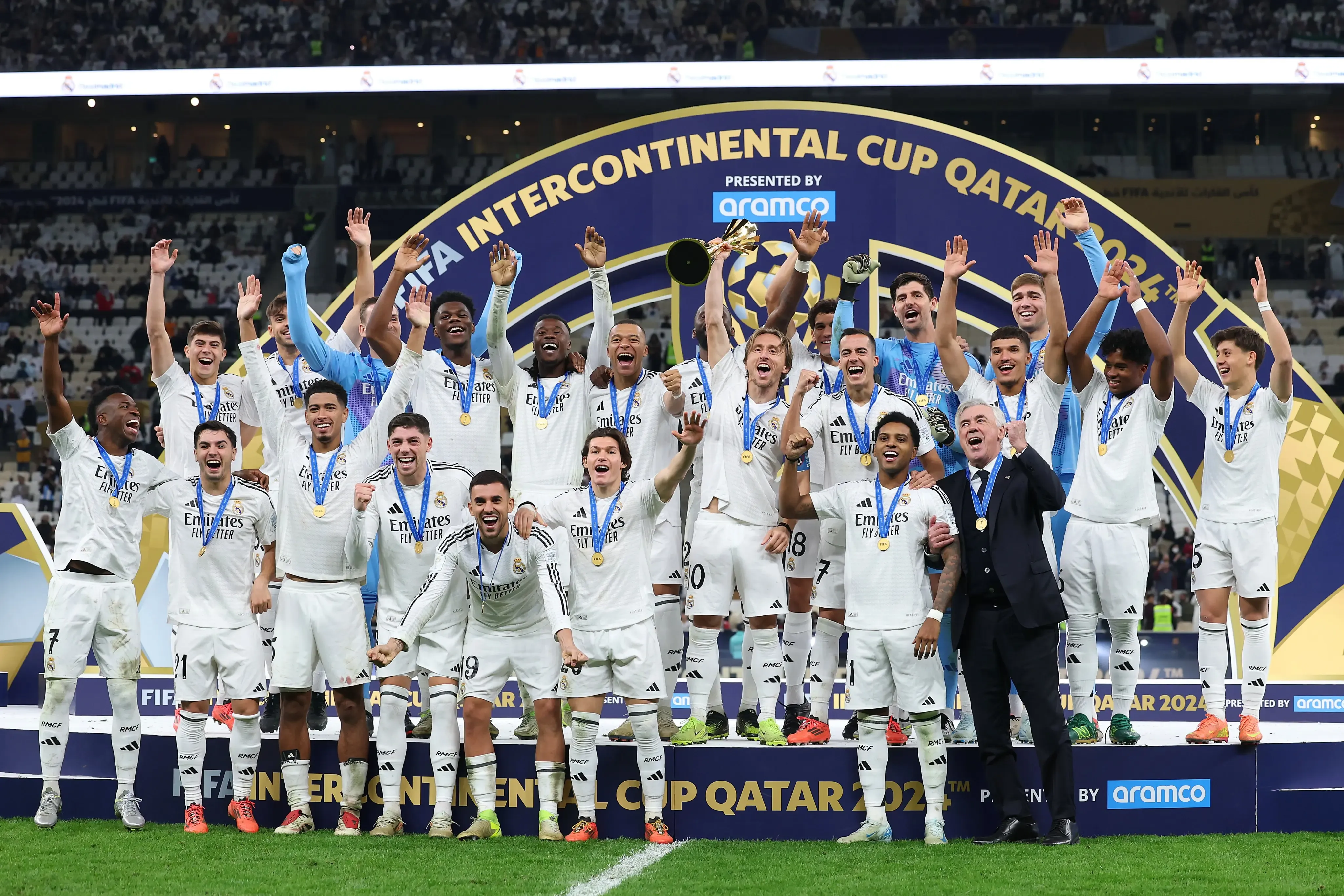 Ancelotti Celebrates Real Madrid's Victory in the Intercontinental Cup