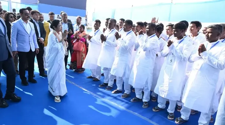 West Bengal Chief Minister Engages with Repatriated Fishermen During Sagar Island Visit