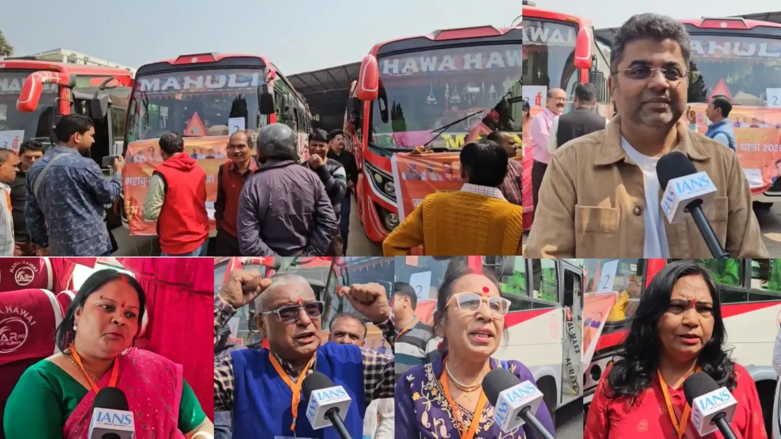 Bihar Devotees Express Joy as BJP Facilitates Maha Kumbh Visit