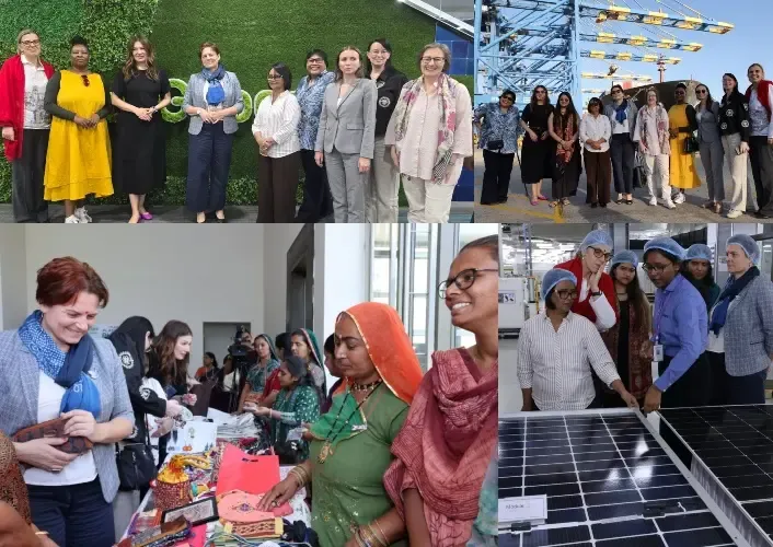 International Women's Day 2025: Adani Group Hosts Female Ambassadors from Nine Countries