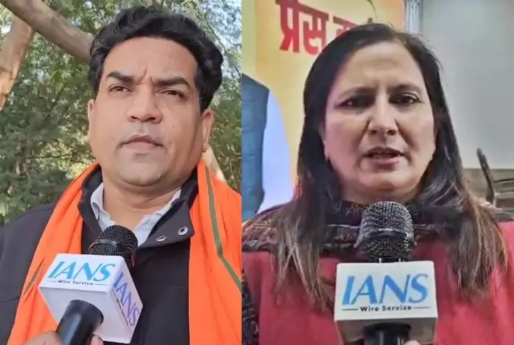 Delhi BJP Criticizes Owaisi for Nominating Riots Accused Tahir Hussain