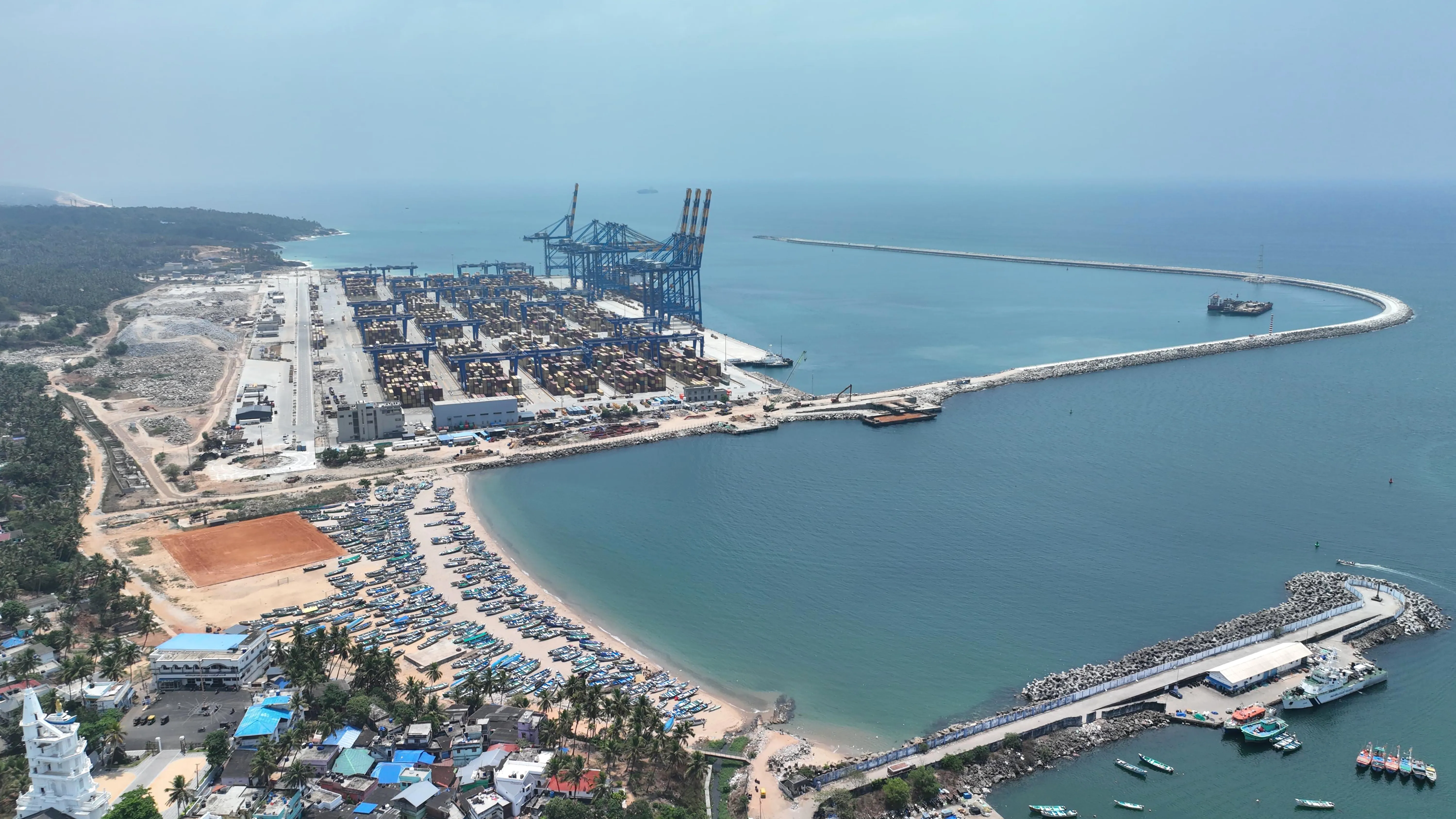 Is the MSC IRINA the World's Largest Container Ship Making its Historic Debut at Vizhinjam Seaport?