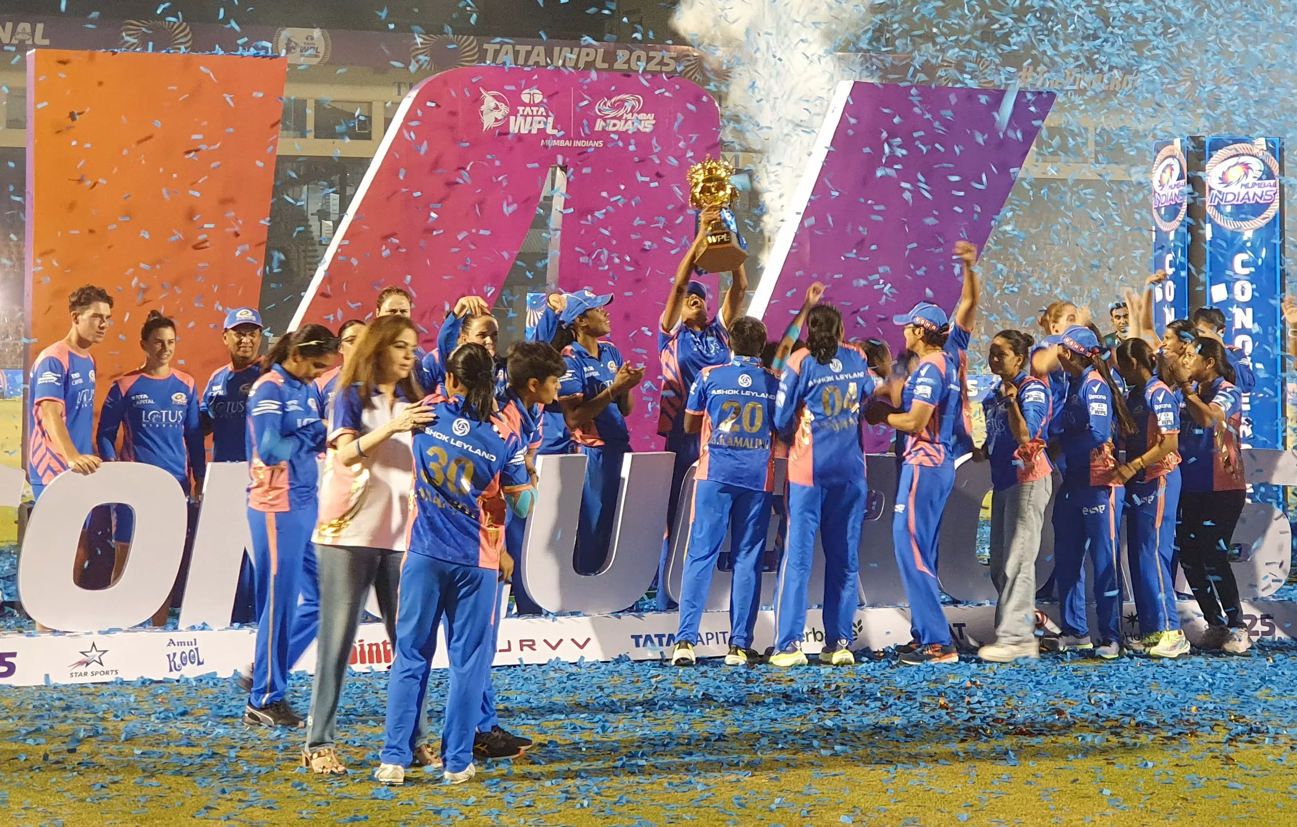 WPL 2025: Mumbai Indians Celebrate Their Second Championship Victory