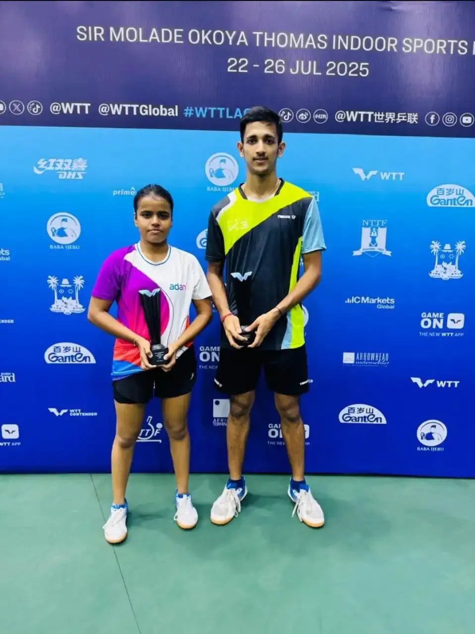 Can Poymantee Baisya and Akash Pal Shine in Mixed Doubles at WTT Contender Lagos?