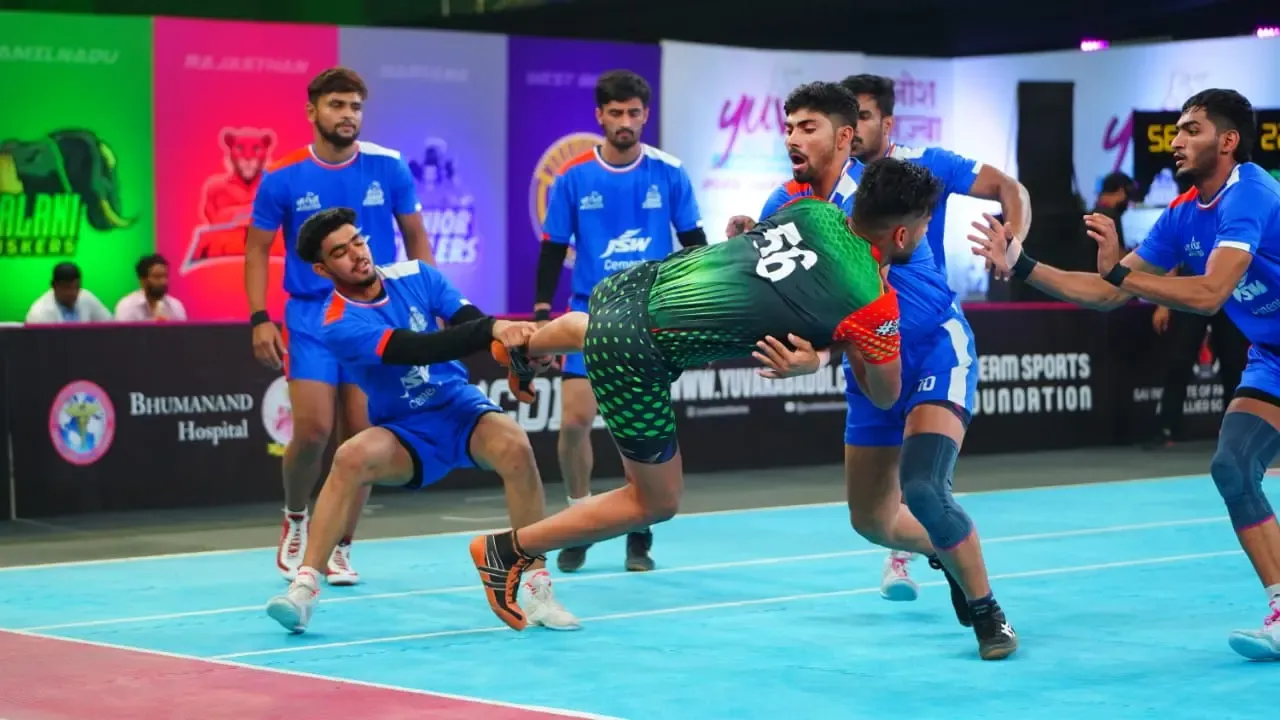 Yuva All-Stars Kabaddi: Palani Tuskers Make a Comeback, Junior Steelers Overpower Vasco Vipers
