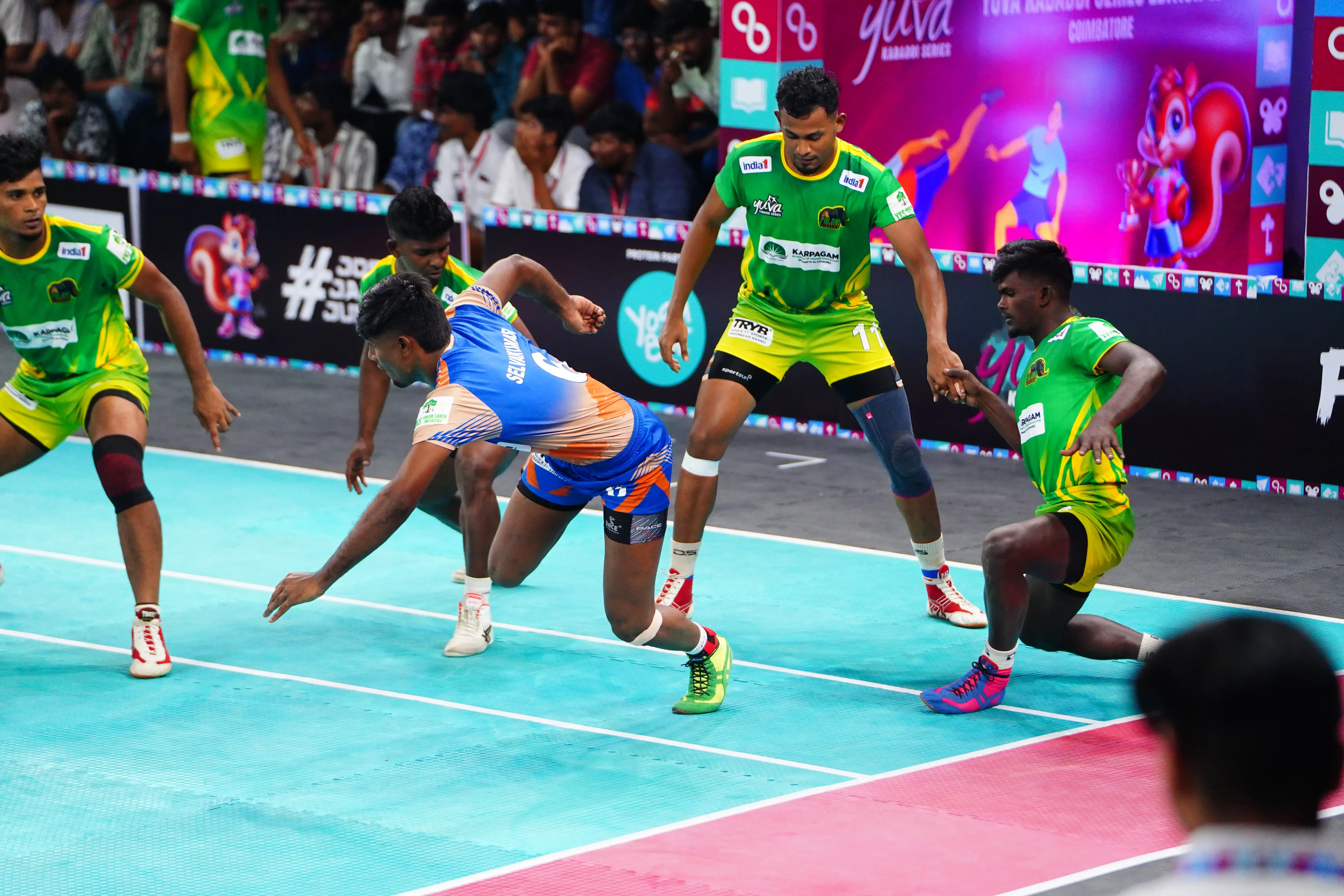 Yuva Kabaddi Series: Dominating Performances Highlight Division 1 Opening Day