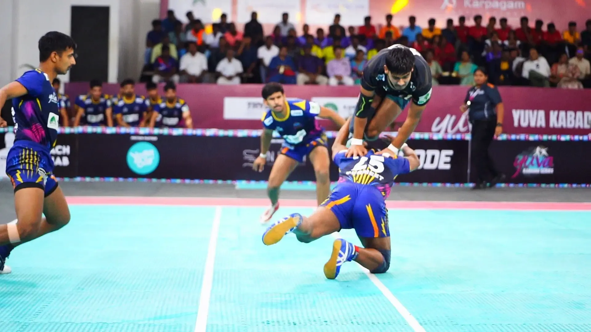 UP Falcons Triumph Over Chandigarh Chargers to Secure Division 2 Championship at Yuva Kabaddi Series