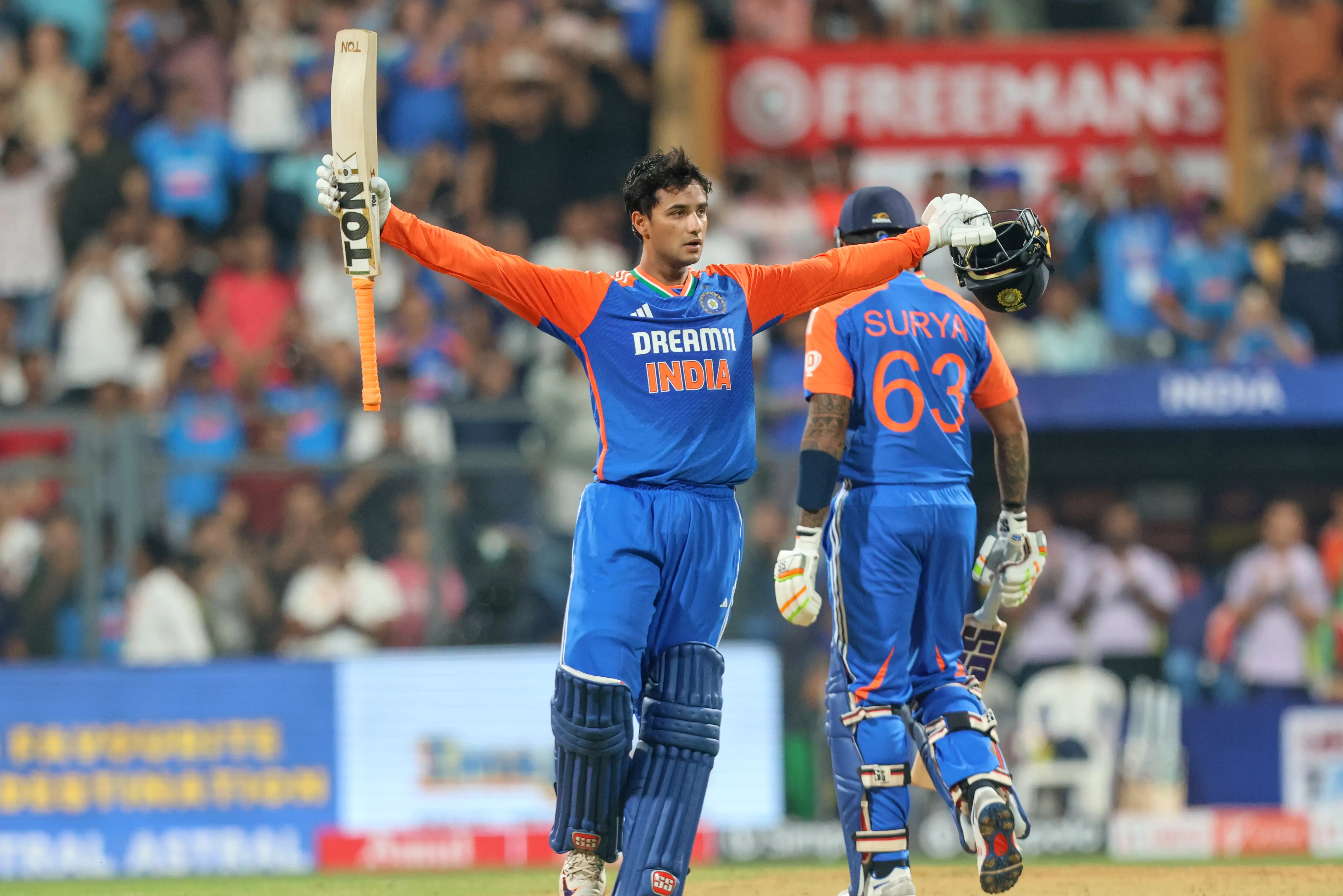 Abhishek Sharma's 135 Impresses Mentor Yuvraj Singh in India’s Victory Over England
